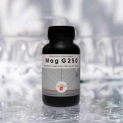 Mag G250 – магнезиев бисглицинат за по-добър сън и намаляване на стреса.