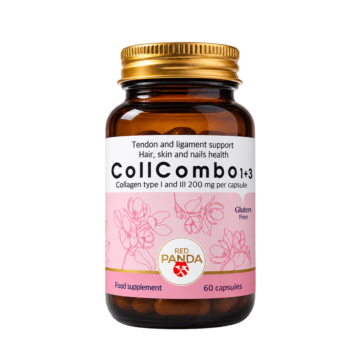 CollCombo 1+3 – колаген тип I и III за сухожилия, кожа, коса и нокти, 60 капсули
