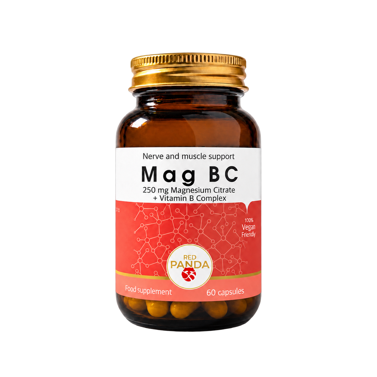 Mag BC – магнезиев цитрат с витамини от група B, 60 капсули