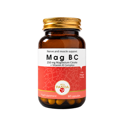 Mag BC – магнезиев цитрат с витамини от група B, 60 капсули